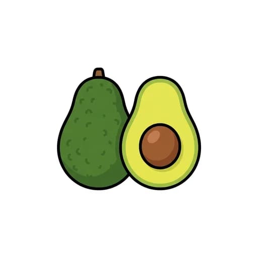 Pictograma de aguacate