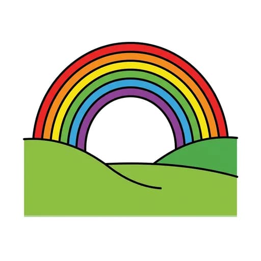 Pictograma de arcoíris