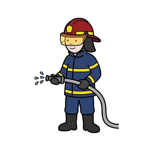 Pictograma de bombero