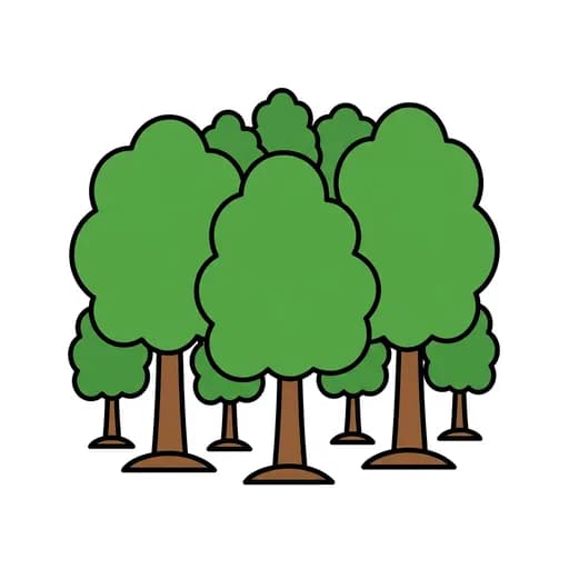 Pictograma de bosque