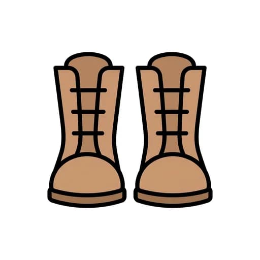 Pictograma de botas