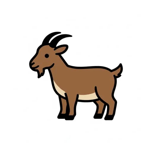 Pictograma de cabra