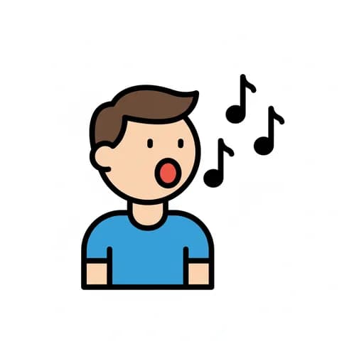 Pictograma de cantar