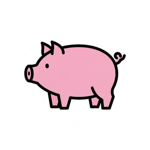 Pictograma de cerdo