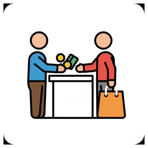Pictograma de comprar