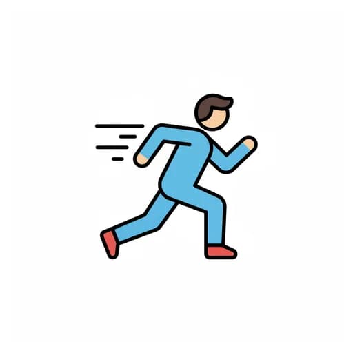Pictograma de correr