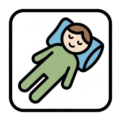 Pictograma de descansar