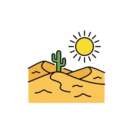 Pictograma de desierto