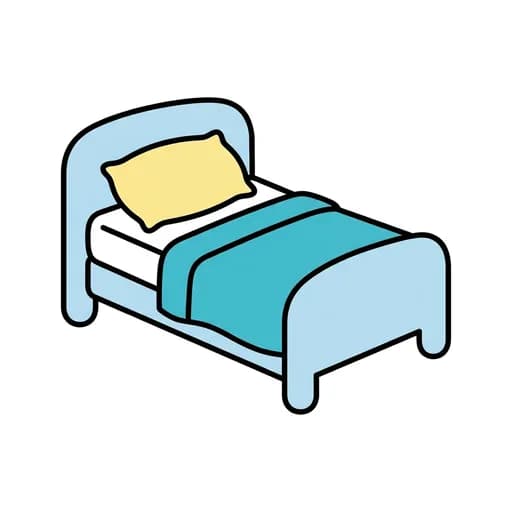 Pictograma de dormitorio