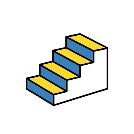 Pictograma de escaleras