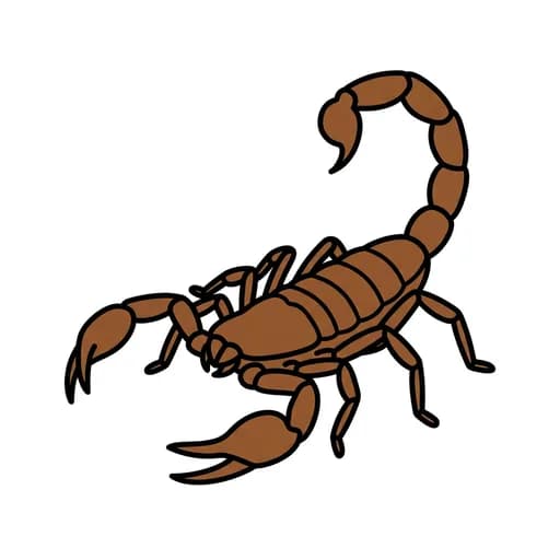 Pictograma de escorpión