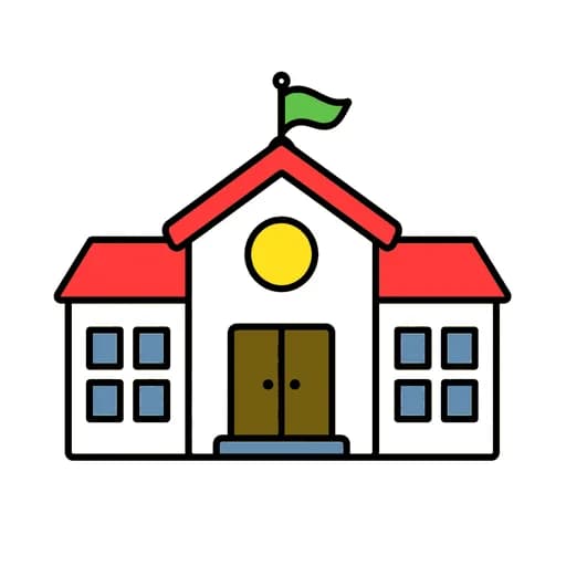 Pictograma de escuela