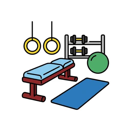 Pictograma de gimnasio