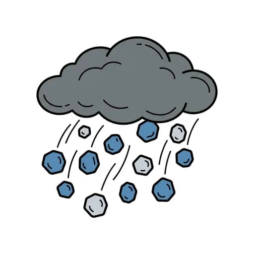 Pictograma de granizo