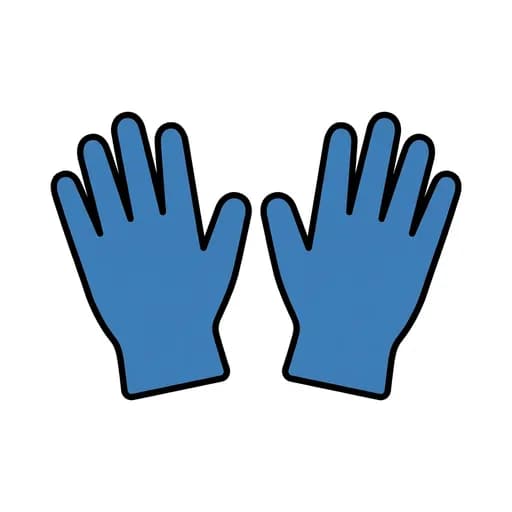 Pictograma de guantes