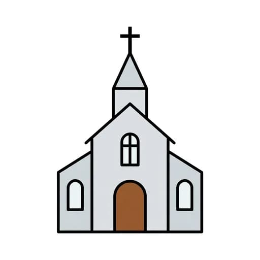 Pictograma de iglesia