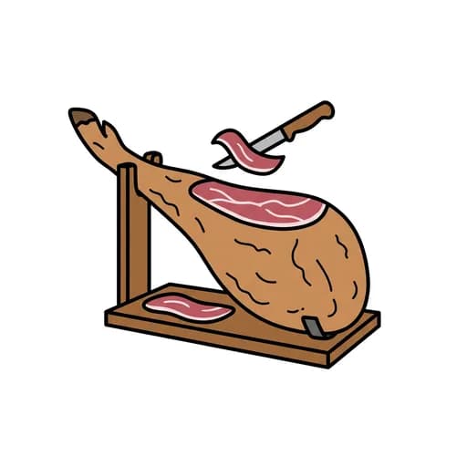 Pictograma de jamón