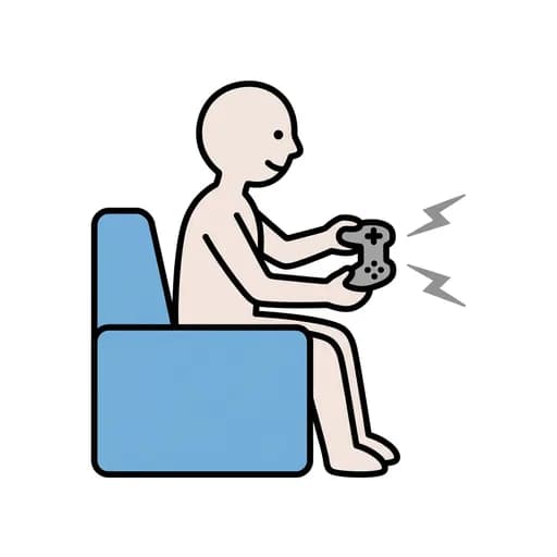 Pictograma de jugar consola