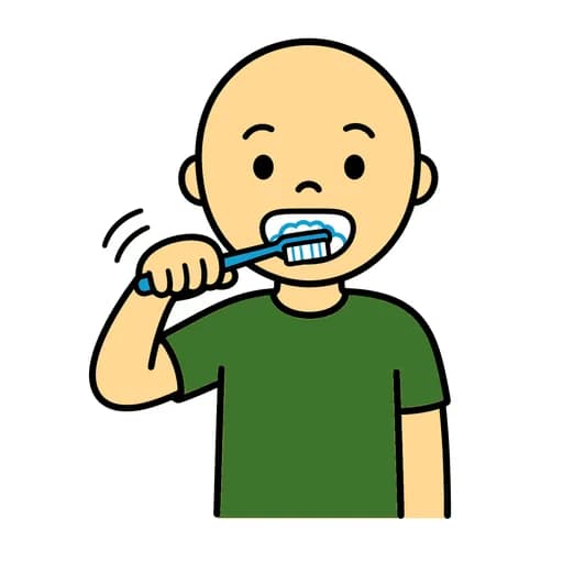 Pictograma de lavarse los dientes