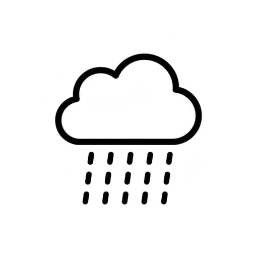 Pictograma de lluvia