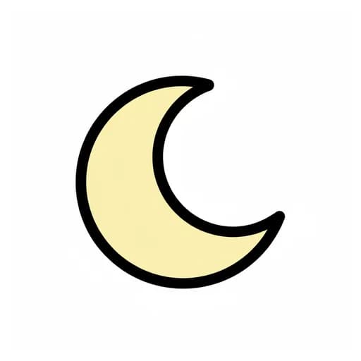 Pictograma de luna