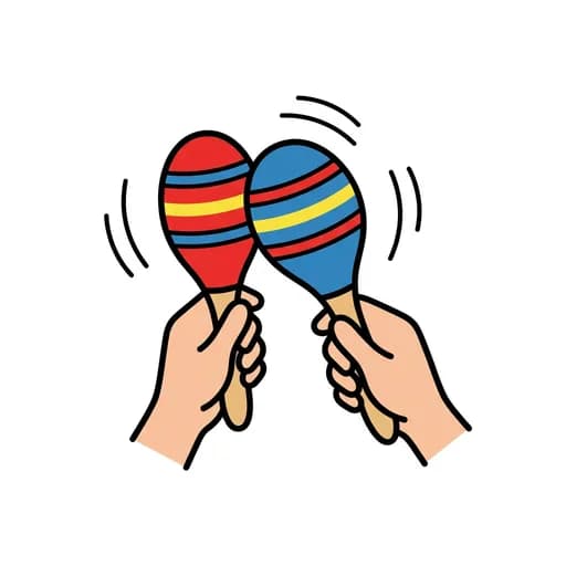 Pictograma de maracas