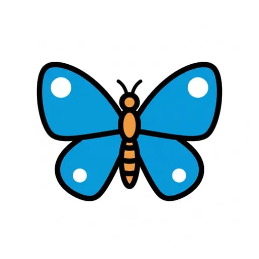 Pictograma de mariposa