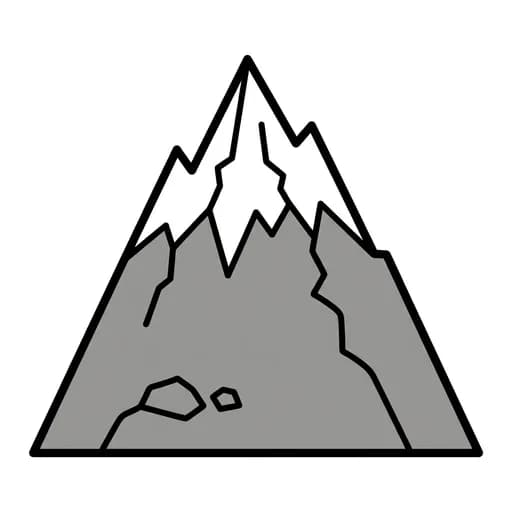 Pictograma de montaña