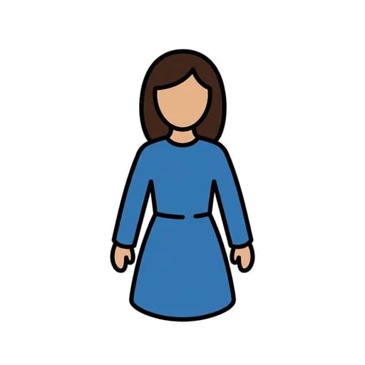Pictograma de mujer
