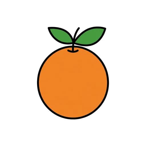 Pictograma de naranja (fruta)