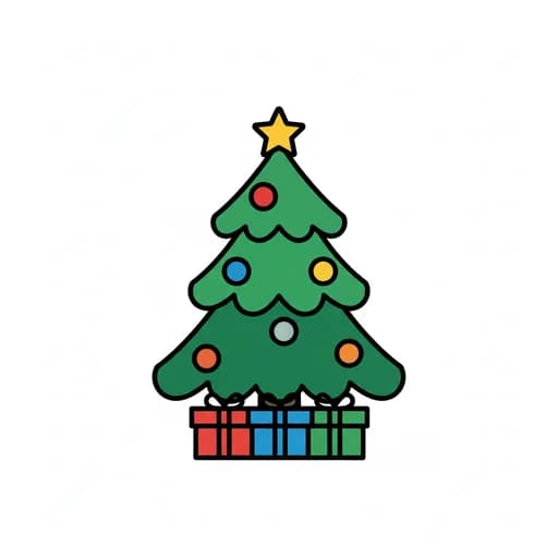 Pictograma de navidad