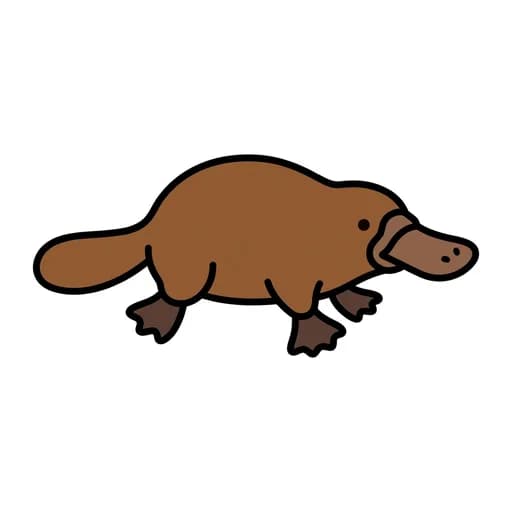 Pictograma de ornitorrinco