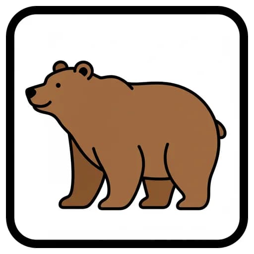 Pictograma de oso