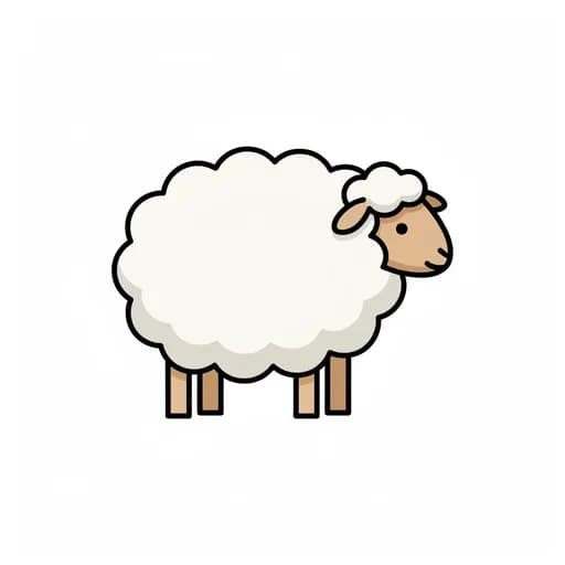 Pictograma de oveja