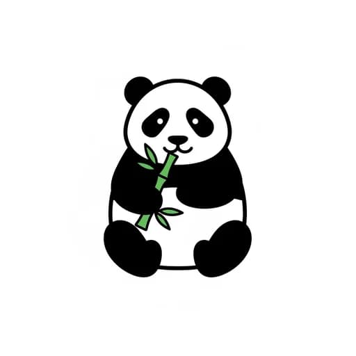 Pictograma de panda