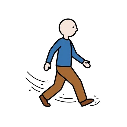 Pictograma de pasear