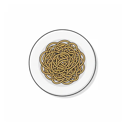 Pictograma de pasta