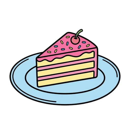 Pictograma de pastel