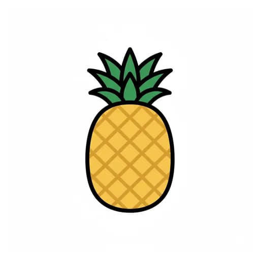 Pictograma de piña