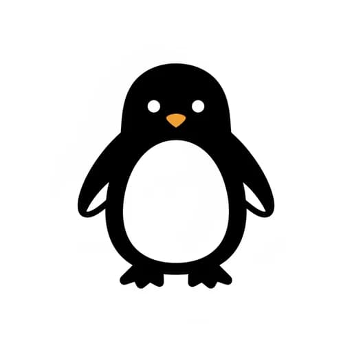 Pictograma de pingüino