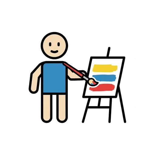 Pictograma de pintar