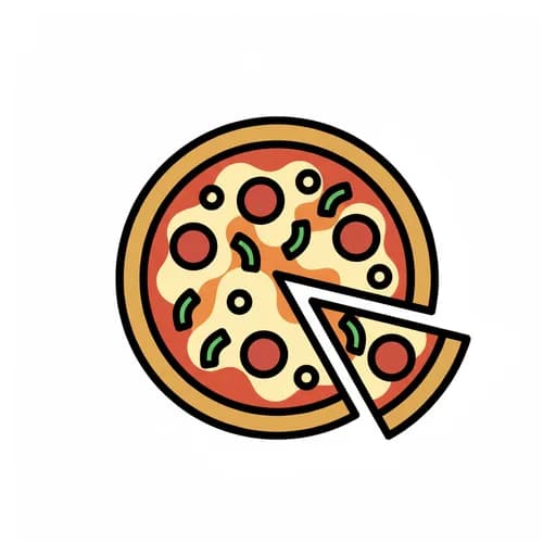 Pictograma de pizza