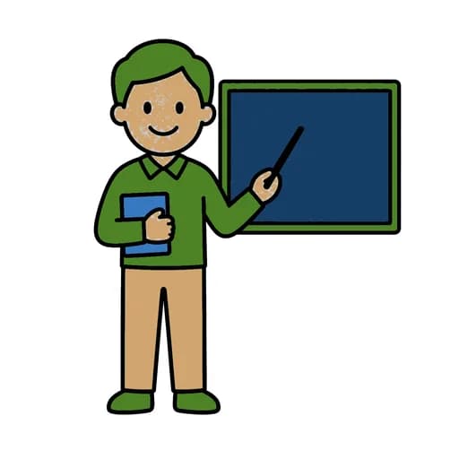 Pictograma de profesor