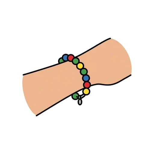 Pictograma de pulsera