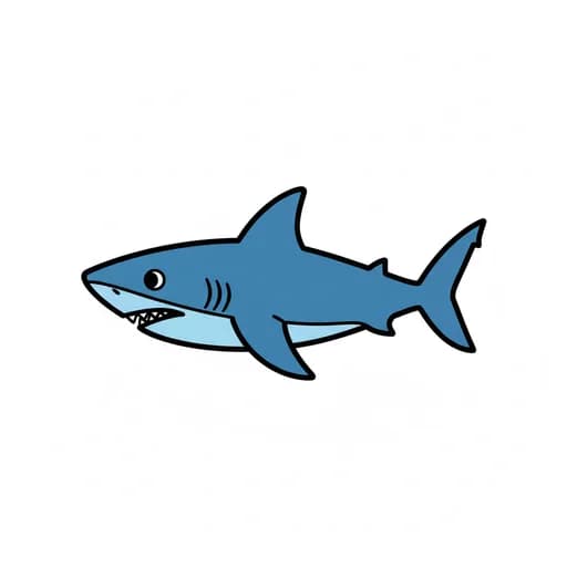 Pictograma de tiburón