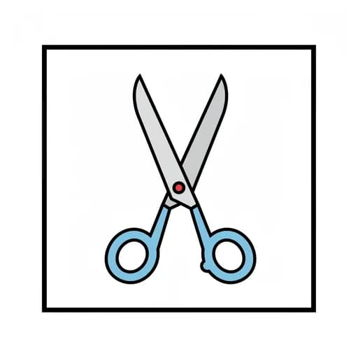 Pictograma de tijeras