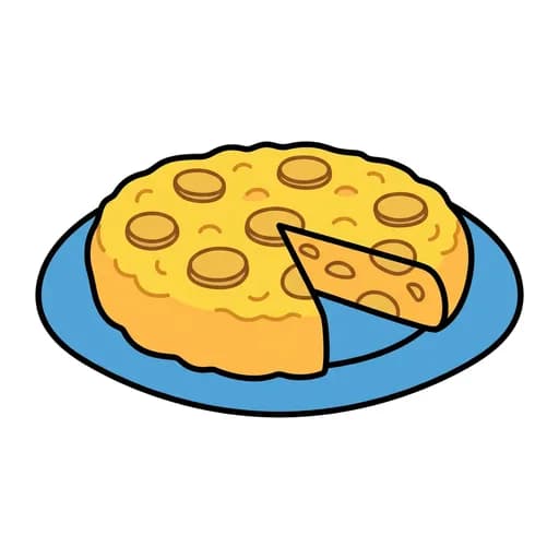Pictograma de tortilla