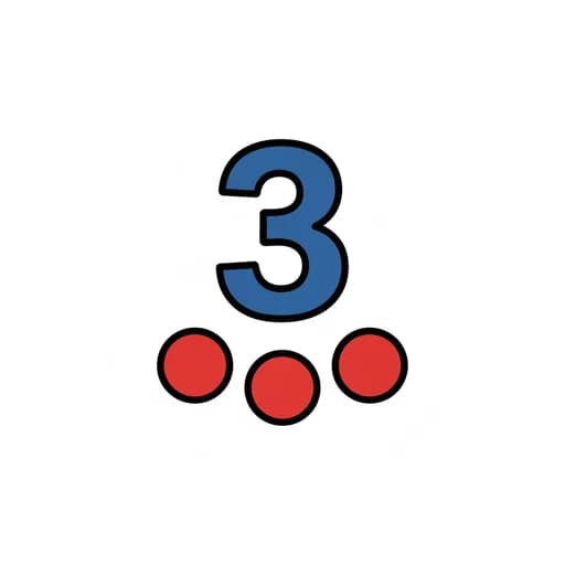 Pictograma de tres