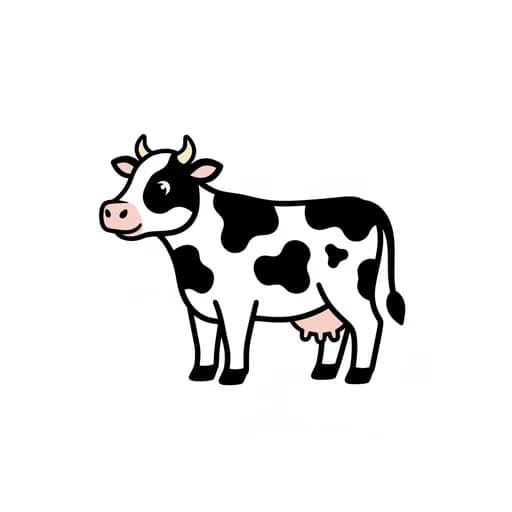 Pictograma de vaca