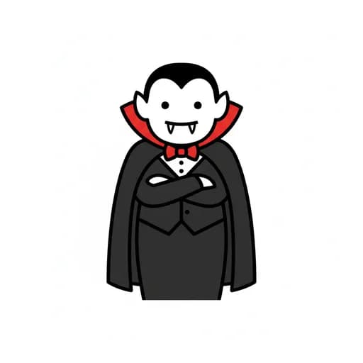 Pictograma de vampiro